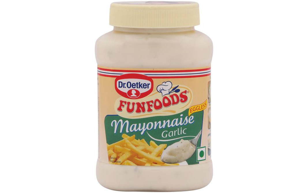 Dr. Oetker Fun foods Mayonnaise Garlic (Eggles)   Plastic Jar  270 grams